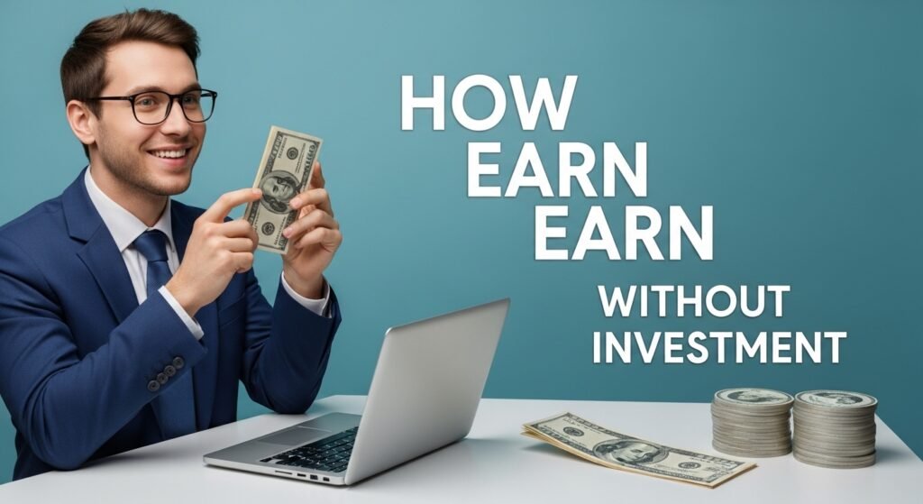 how to earn money online without investment