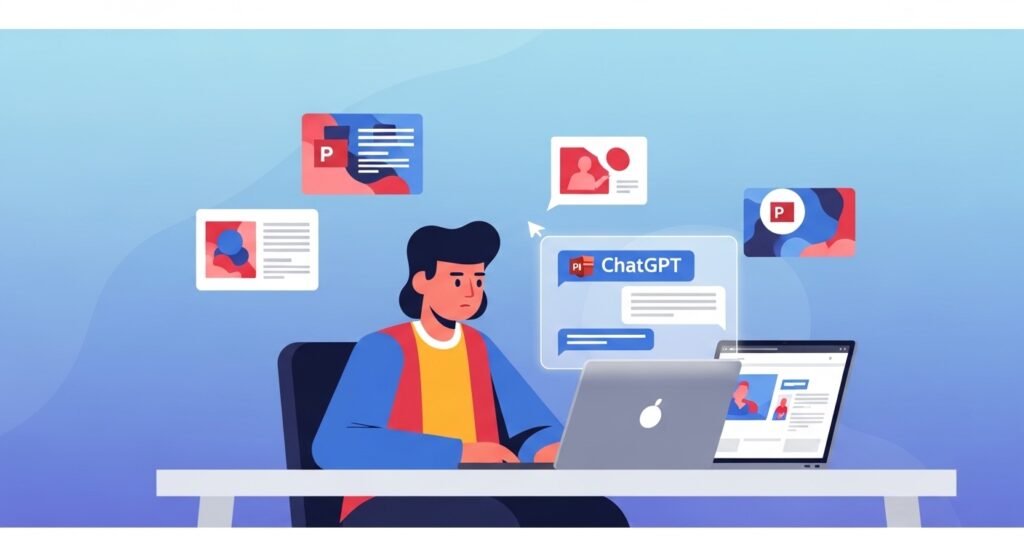 prompt for chatgpt to give clg ppt presentation​